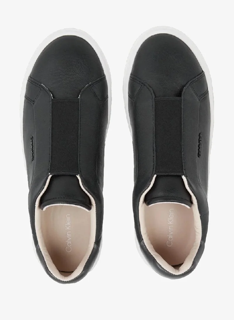 CALVIN KLEIN Slipo-on Leather Trainers